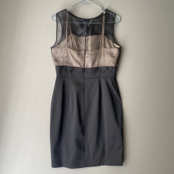 Max and Cleo sz 10 sheer cocktail‎ formal dress - Picture 5 of 9